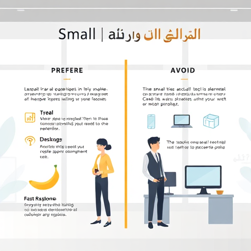 animated infographic comparing small AI assistant (banana-shaped)