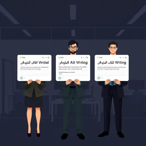 three AI model cards side-by-