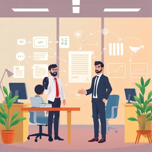 animated illustration of AI-