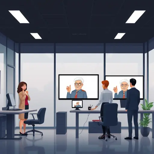 animated illustration of AI-powered content repurposing: the same short animation auto-exported to vertical reels, square posts, and horizontal ads; icons for A/B testing, captions, and personalization;