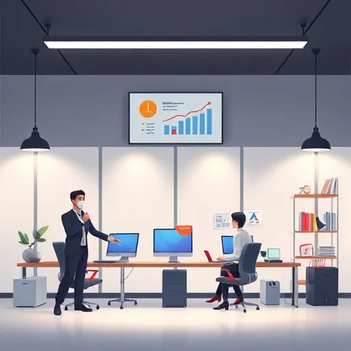 product mockups on a clean background, multiple variants for A/B testing, charts and conversion icons, minimal 3D elements, dark theme, text-