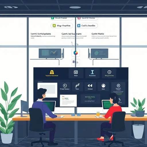 animated illustration of an AI-