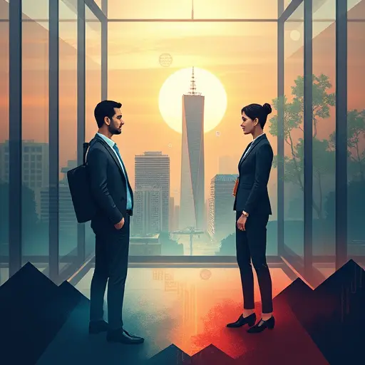 abstract background blending concept: