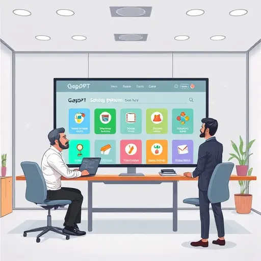 GapGPT platform presentation, cartoon-