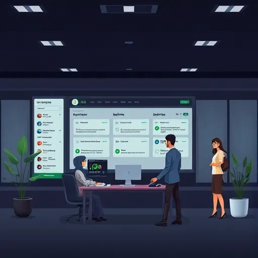 clean illustration of an AI-