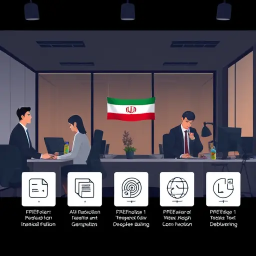 illustration of AI denoising and smart sharpening pipeline, animated icons showing noise reduction, edge-