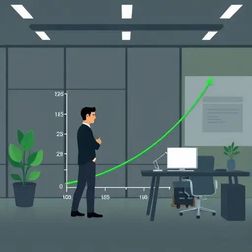 animated illustration of bias-variance tradeoff curve, green accent palette, dark theme, minimalist chart style, text-