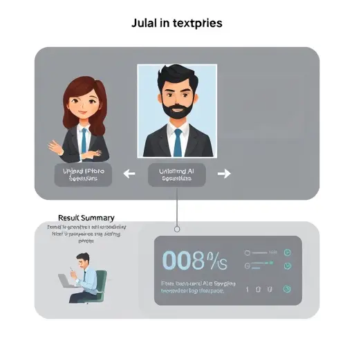 clean step-by-step UI flow illustration: