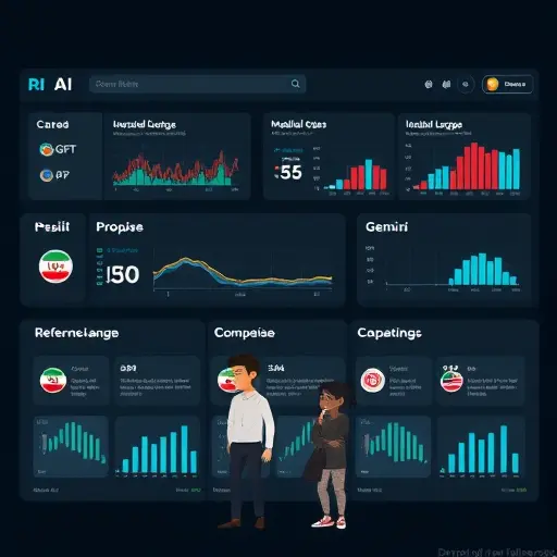 clean dark-themed AI dashboard illustrating multi-model comparison (ChatGPT, Claude, Gemini), side-by-