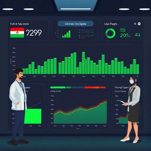 animated lab dashboard showing CBC, glucose, lipid, thyroid panels with colored range bars, text-