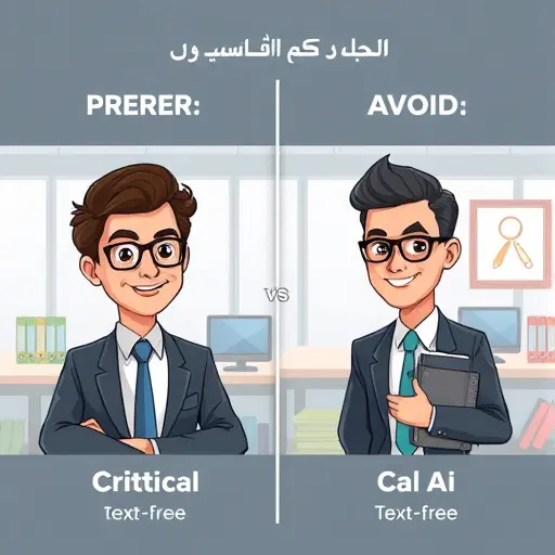cartoon style comparison infographic showing traditional editing vs. AI-