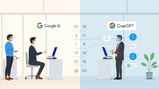 comparison infographic: