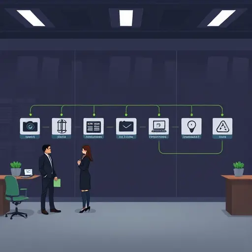 animated ML workflow illustration: