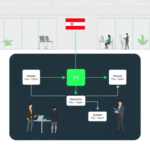 clean animated diagram of supervised learning workflow, showing labeled data pairs (X,y), arrows to a model box, and outputs for classification and regression, dark theme with green accents, minimalist tech illustration, text-free, no real people