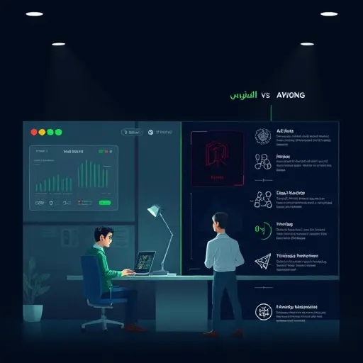 abstract representation of AI limitations vs capabilities, split-screen infographic style illustration, icons for rate limits, context window, hallucination warning, and features like translation and summarization, dark theme with green accents, no text