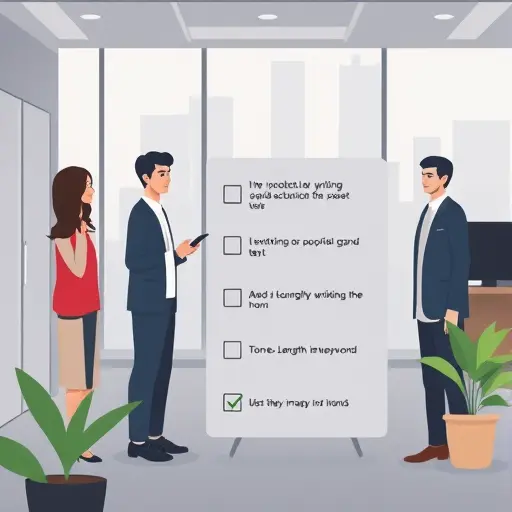 animated checklist for prompt writing, icons for tone, length, keywords, image-to-