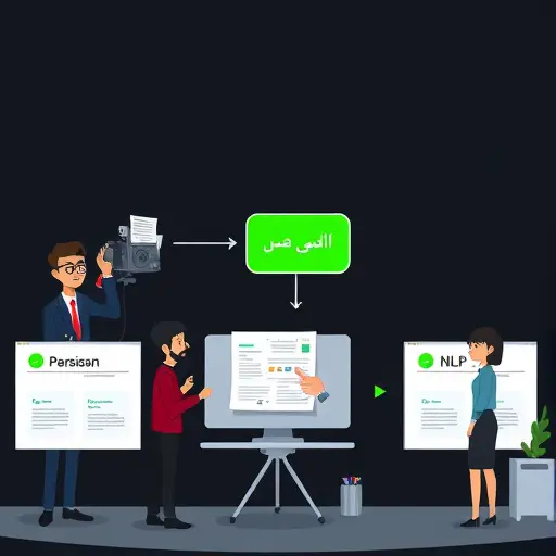 cartoon-style pipeline: camera/> OCR ->