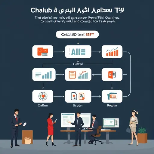 animated step-by-step flowchart for building an AI-