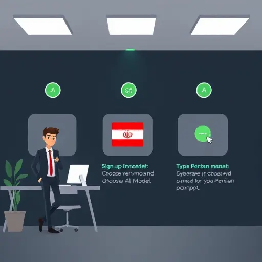 animated illustration of three simple steps:;