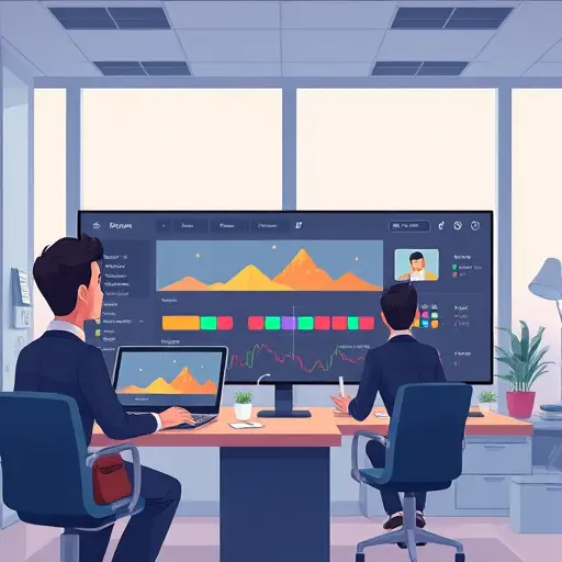 animated illustration of an AI-