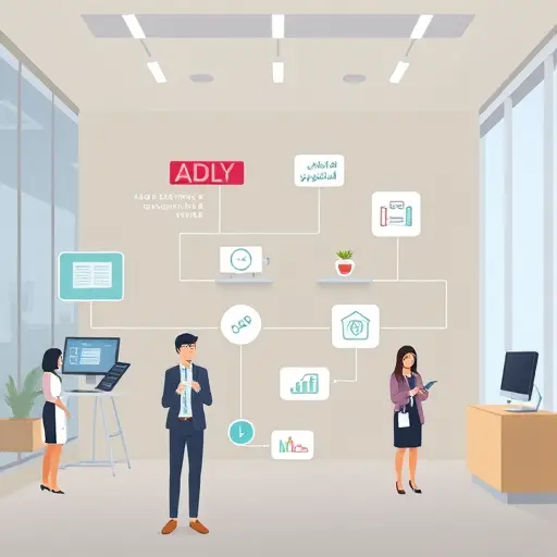 clean animated pipeline diagram showing lab data digitization, FHIR/HL7