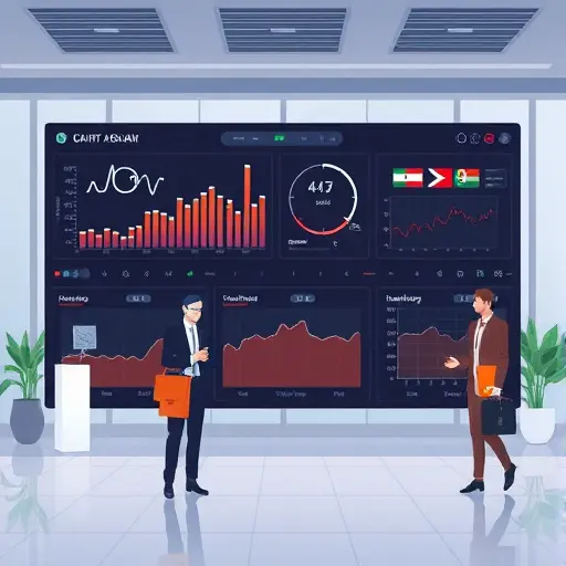 animated medical dashboard comparing CBC, inflammatory markers, coagulation panel; AI flags and trend lines;