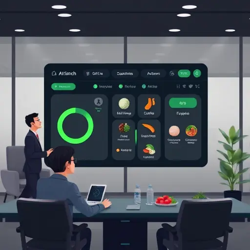 (no text), macro rings for calories/protein/carbs/fat, and Iranian food icons (rice, kebab, salad, nuts)