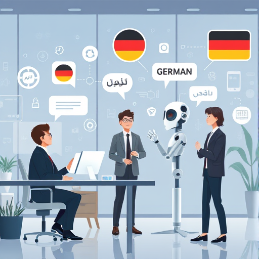 animated illustration of AI-