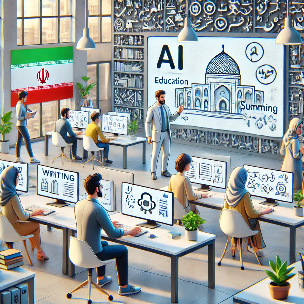 animated workflow showing multiple educational AI use cases for students: