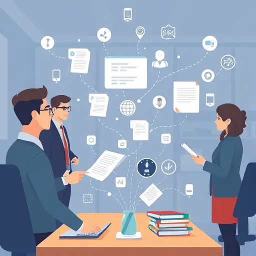 abstract illustration of everyday OCR uses: