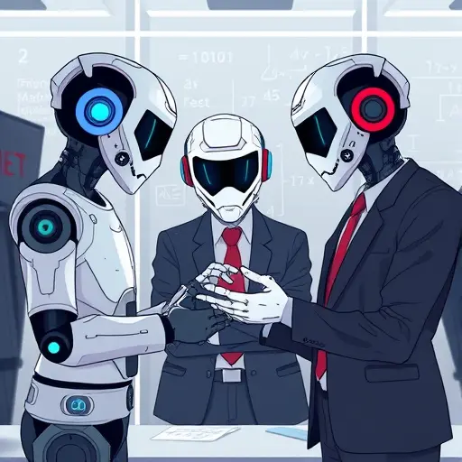 illustration of three animated AI models (ChatGPT, Claude, Gemini)