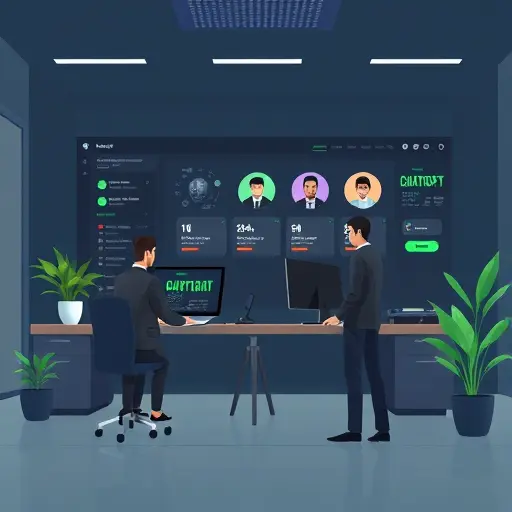(ChatGPT, Claude, Gemini), green accent UI elements, productivity-focused, clean illustration, text-free
