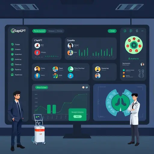 illustrated dashboard of an Iranian AI platform (GapGPT)