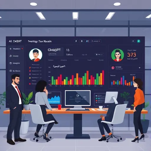 modern animated dashboard showcasing multiple AI models (ChatGPT, Claude, Gemini)