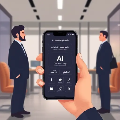 animated illustration of AI-