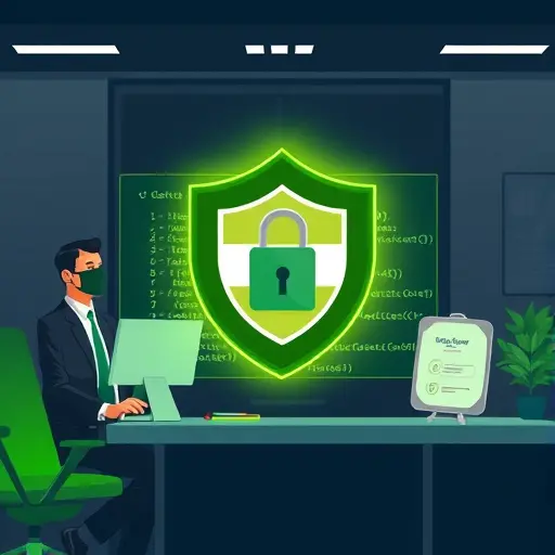 illustration of secure coding with AI: