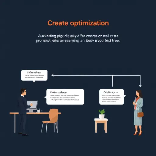 animated flow of prompt optimization for etiquette learning, showing steps: define audience, generate variations, critique tone;