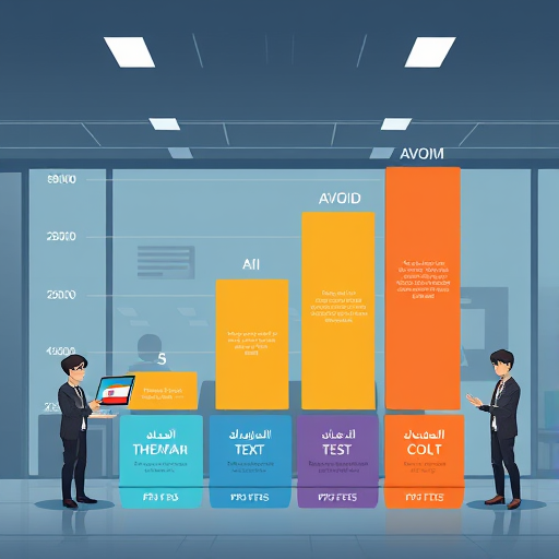 abstract bar chart comparing AI image models (Gemini, ChatGPT, Midjourney), Gemini 2.5 Flash on top, cartoon infographic, tech colors, text-free