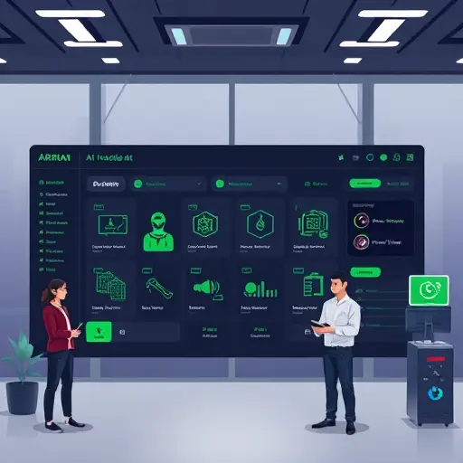 (#171717) with green accents (#94d3a2), tiles representing multiple AI models (generic icons)