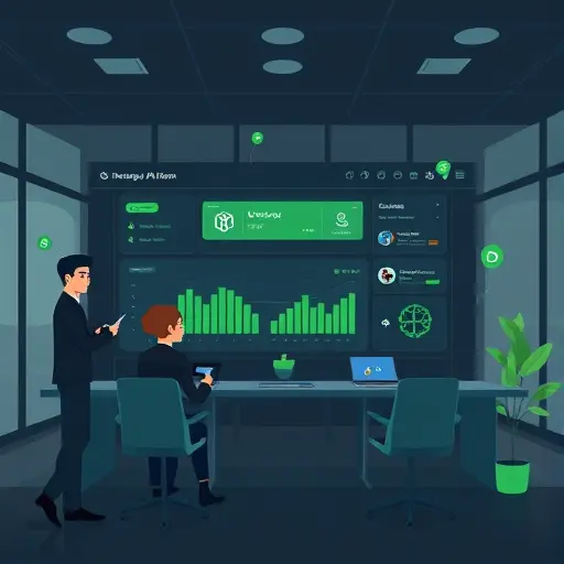 clean illustration showing an Iranian AI platform dashboard, icons for ChatGPT, Claude, Gemini connected together, green accent color palette matching #94d3a2