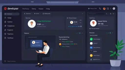 developer dashboard illustration showing API model selector with gpt-5.1