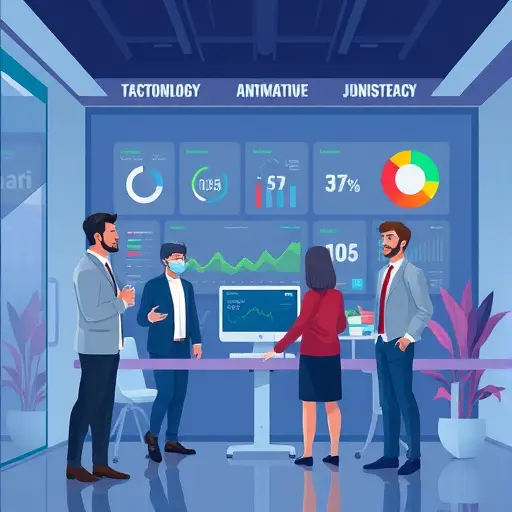 colorful dashboard showing AI-