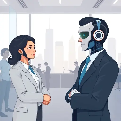 illustration of an AI-