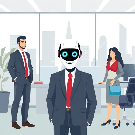 modern illustration showing AI-