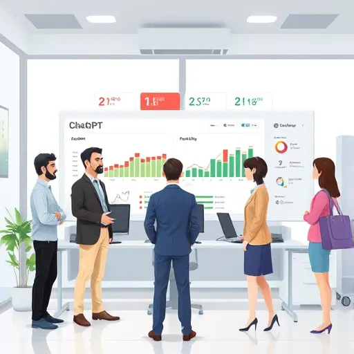 dashboard mockup illustration showing multiple AI models selection (ChatGPT, Claude, Gemini)