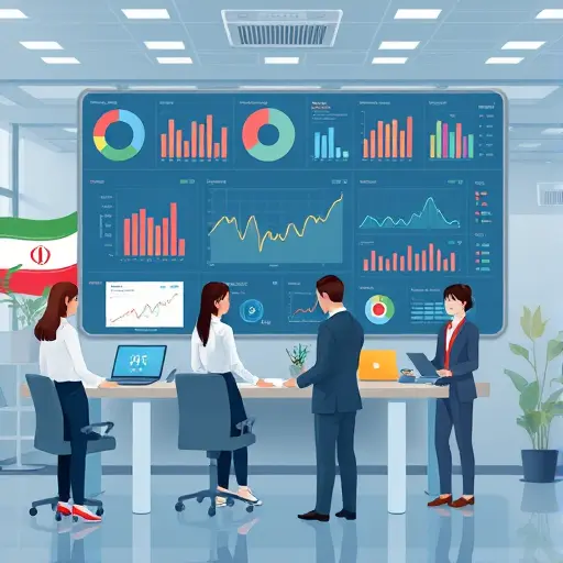 animated data-driven business dashboard, AI-