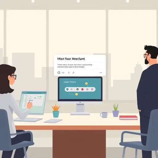 animated workflow showing a user uploading a spreadsheet and choosing an AI model on an Iranian-