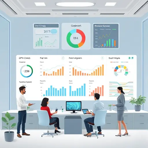 animated dashboard showing various AI models like GPT-4