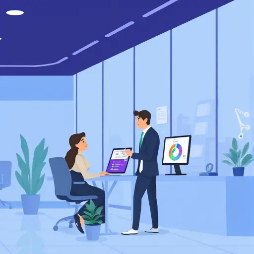 animated illustration of digital content marketing, cartoon-