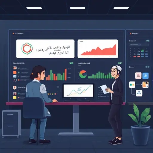 modern illustration showing different AI models (ChatGPT, Claude, Gemini, Deepseek) collaborating in content marketing workflow on a dark tech dashboard, cartoon style, no text